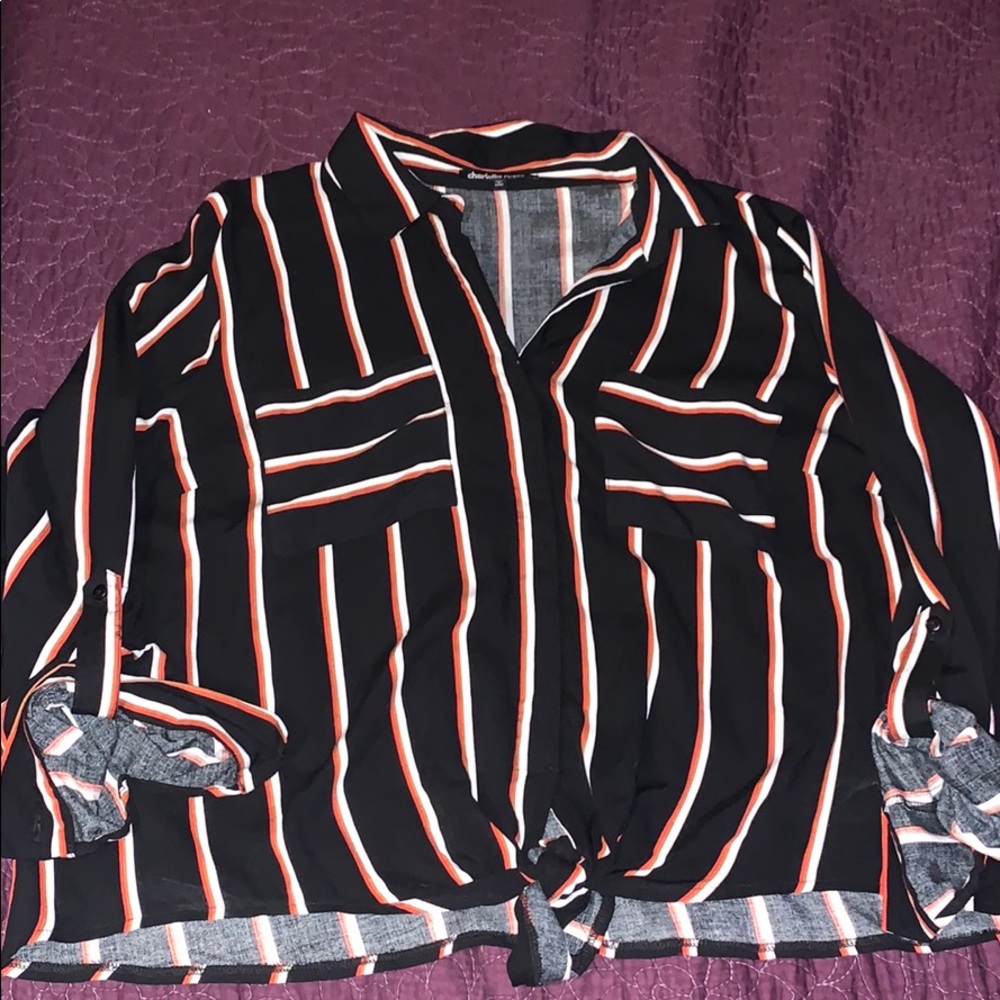 Striped Blouse- Charlotte Russe